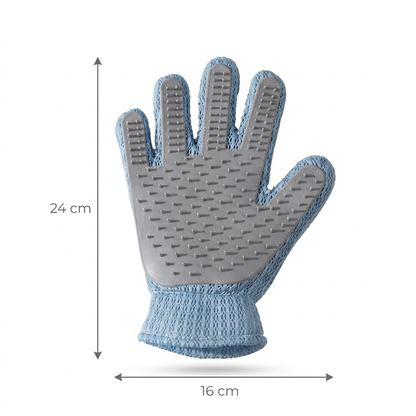 Pet Grooming Glove for Cats & Dogs – Deshedding & Hair Removal